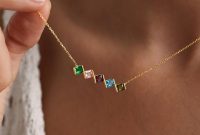 Birthstone Necklace - Etsy